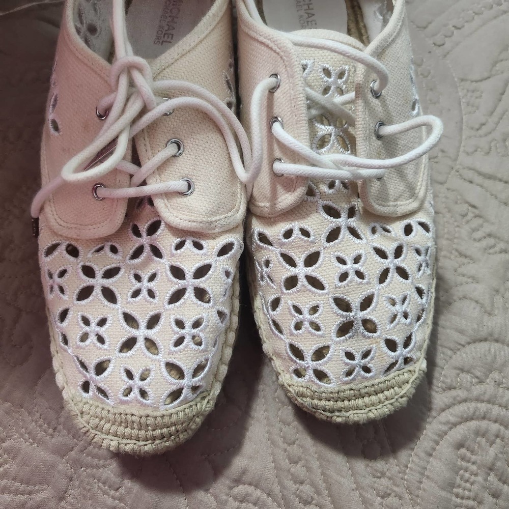 Michael Kors Eyelet Espadrille Sneakers sz 8 - Picture 9 of 9